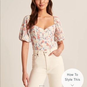 BRAND NEW Abercrombie & Fitch Matching Set (Top & Midi Skirt)
